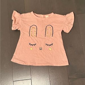 Tucker and Tate bunny tshirt ruffle sleeve 12m